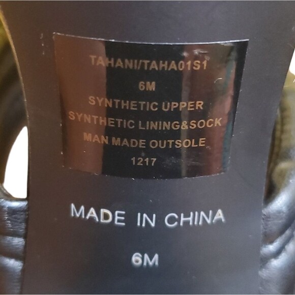 Steve Madden Tahani Black Heeled Sandals Size 6 - Picture 8 of 8